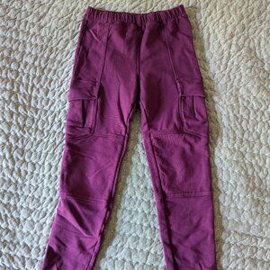 Tea Collection Stretch Cargo Pants, Cosmic Berry, Size 8